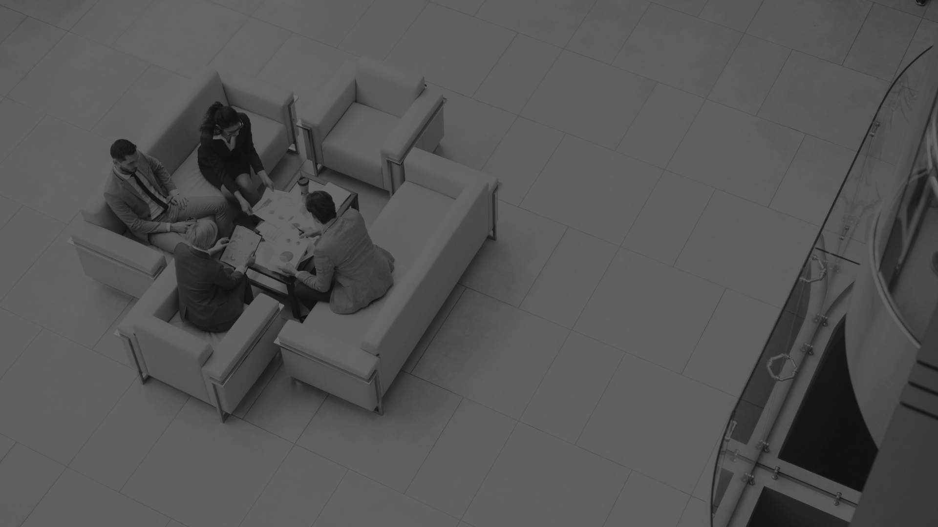 Corporate seating area